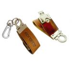Leather Pouch Custom USB Drive